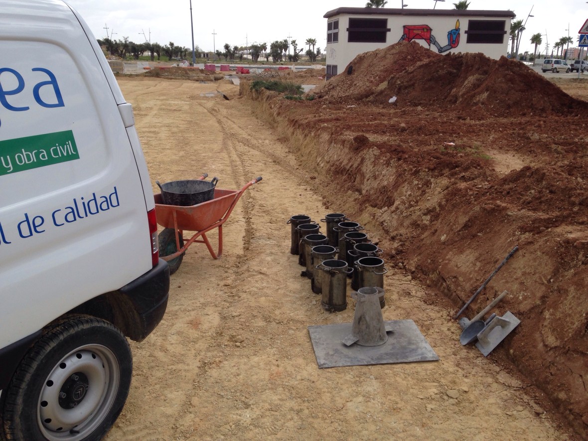 Preparación previa a la llegada del hormigón